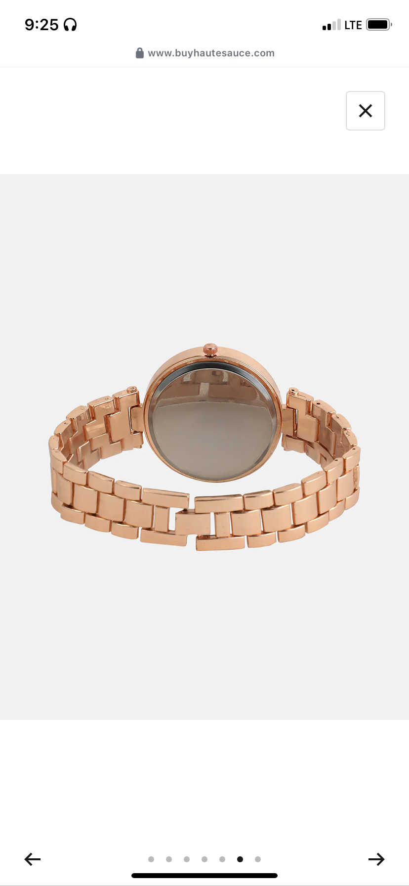 The Bijou Jaguar Round Watch - Rose Gold