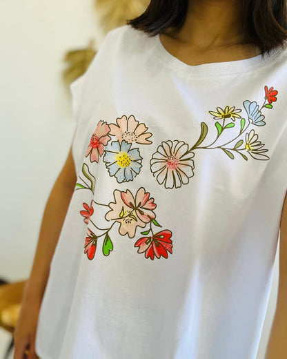 California Girl Graphic Oversized Cotton T-Shirt –