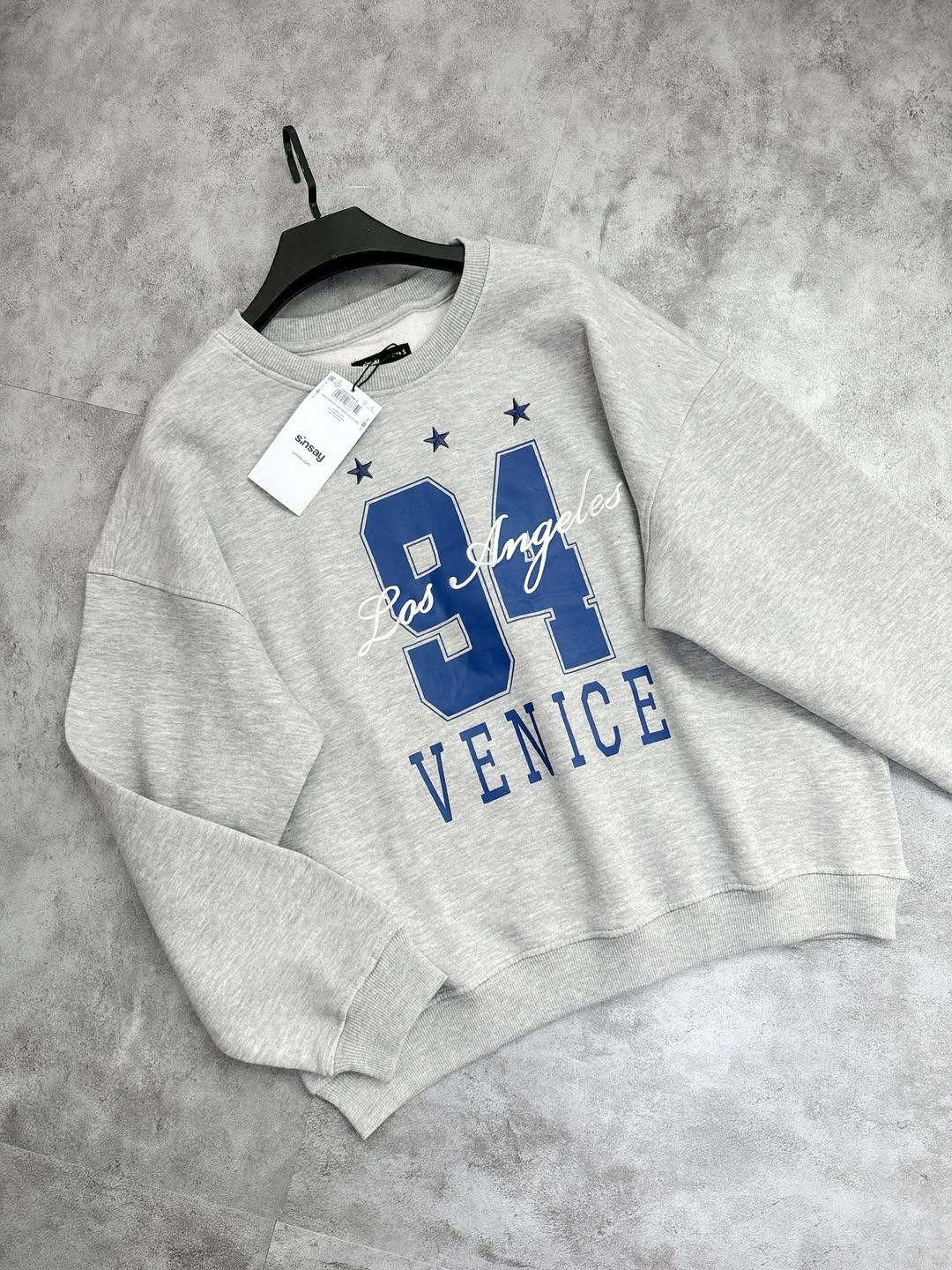 black line Oversized Sweatshirt