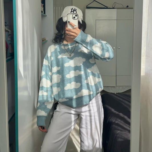 Korean pattern sweater for girls