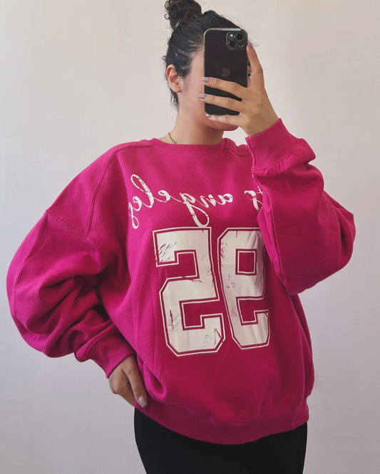 Women’s Oversized Casual T-Shirt –, Round Neck, Half Sleeve,