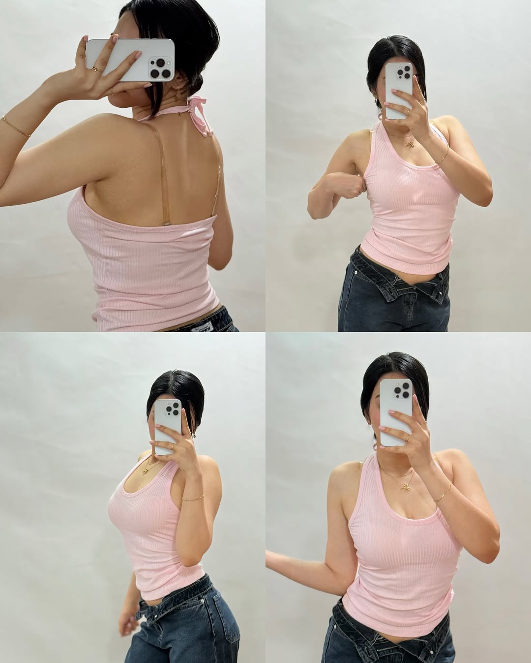 Women’ Ribbed Full Sleeve Crop Top with Tie Detailing – Casual Stylish Wear”