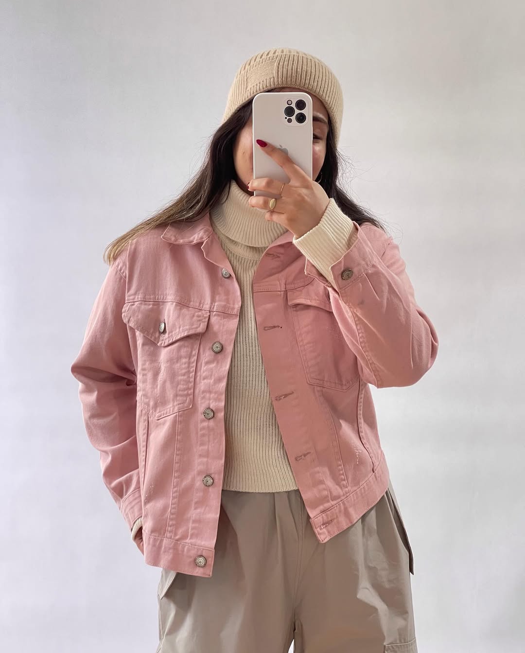 Girl's long  sleeve denim multiple color