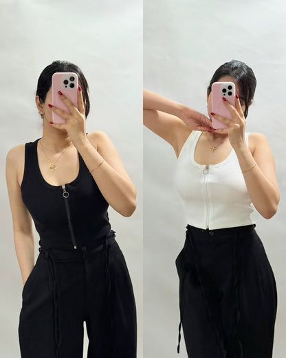 Women vests square neck camisole tops multiple colour