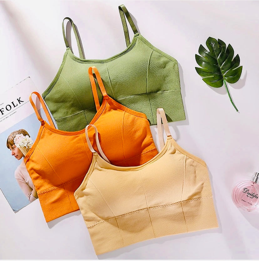 Pack of 3 Women Sports Lightly Padded Bra