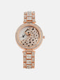 The Bijou Jaguar Round Watch - Rose Gold