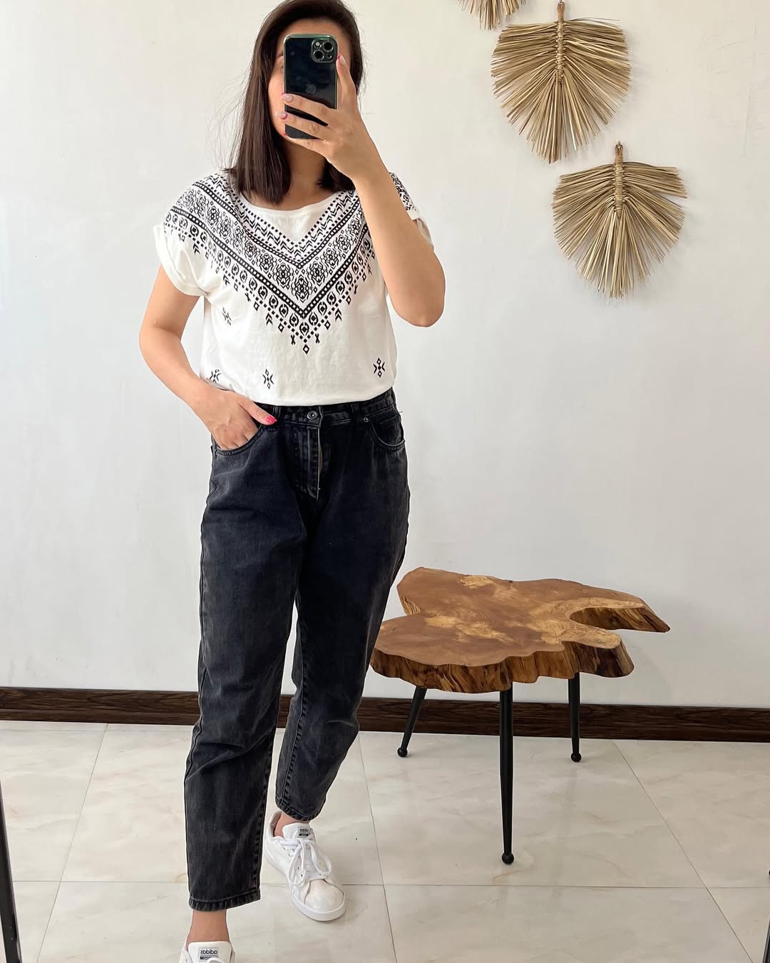 Slim regular printed T-shirt