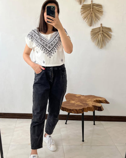 Slim regular printed T-shirt