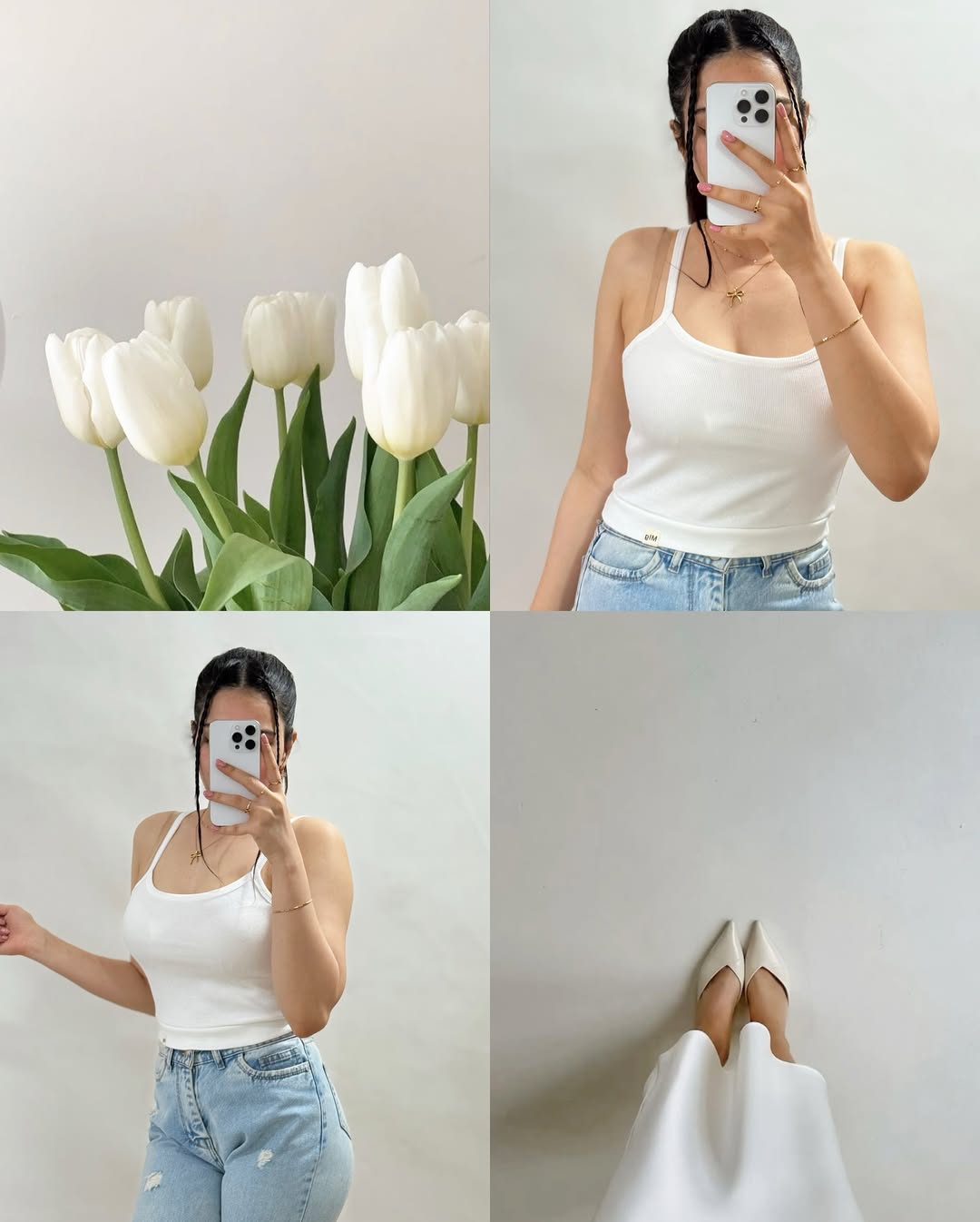 Women vests square neck camisole tops multiple colour