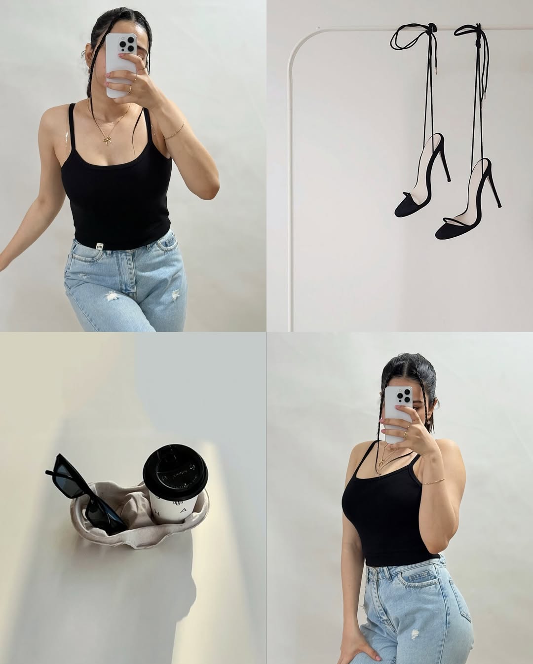 Women vests square neck camisole tops multiple colour