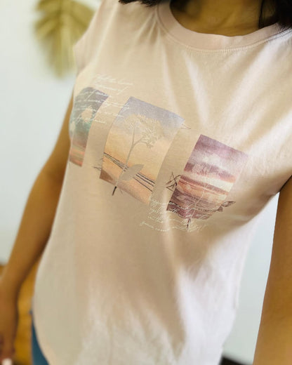 California Girl Graphic Oversized Cotton T-Shirt –