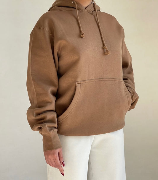 Oversized  Hoodie with Kangaroo Pocket – Casual Streetwear Pullover Sweatshirt"