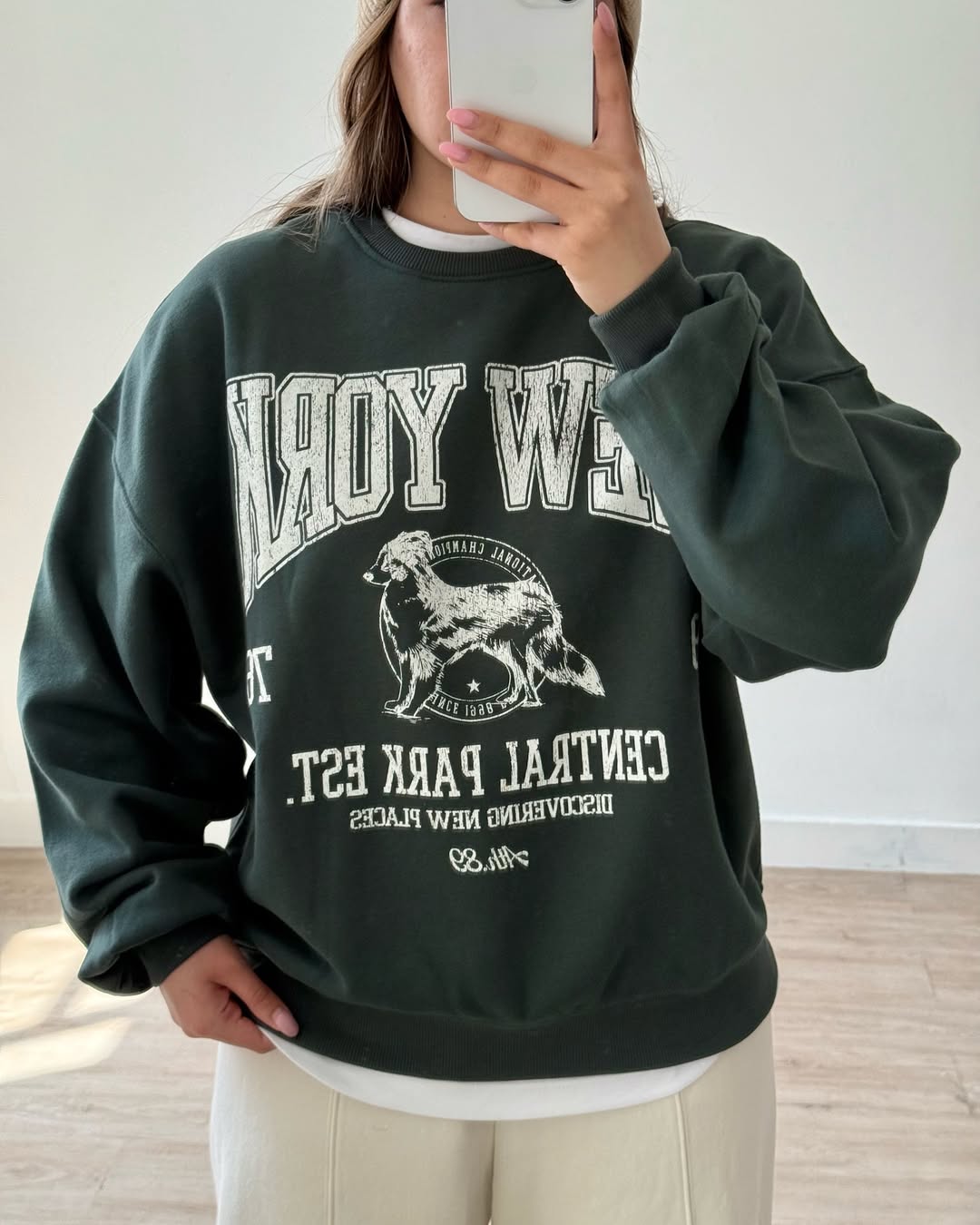 Women’s Oversized Casual T-Shirt –, Round Neck, Half Sleeve,