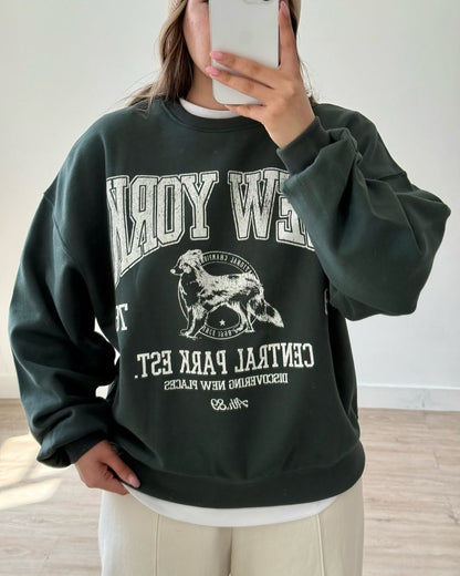 Women’s Oversized Casual T-Shirt –, Round Neck, Half Sleeve,