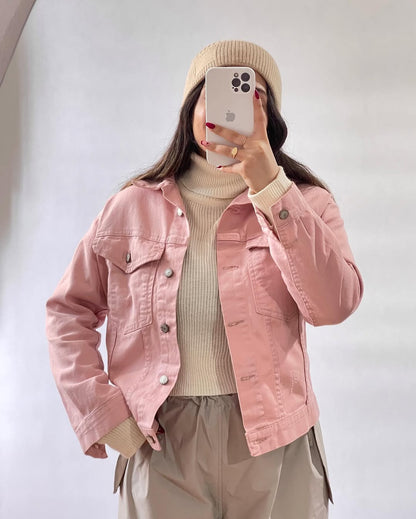 Girl's long  sleeve denim multiple color