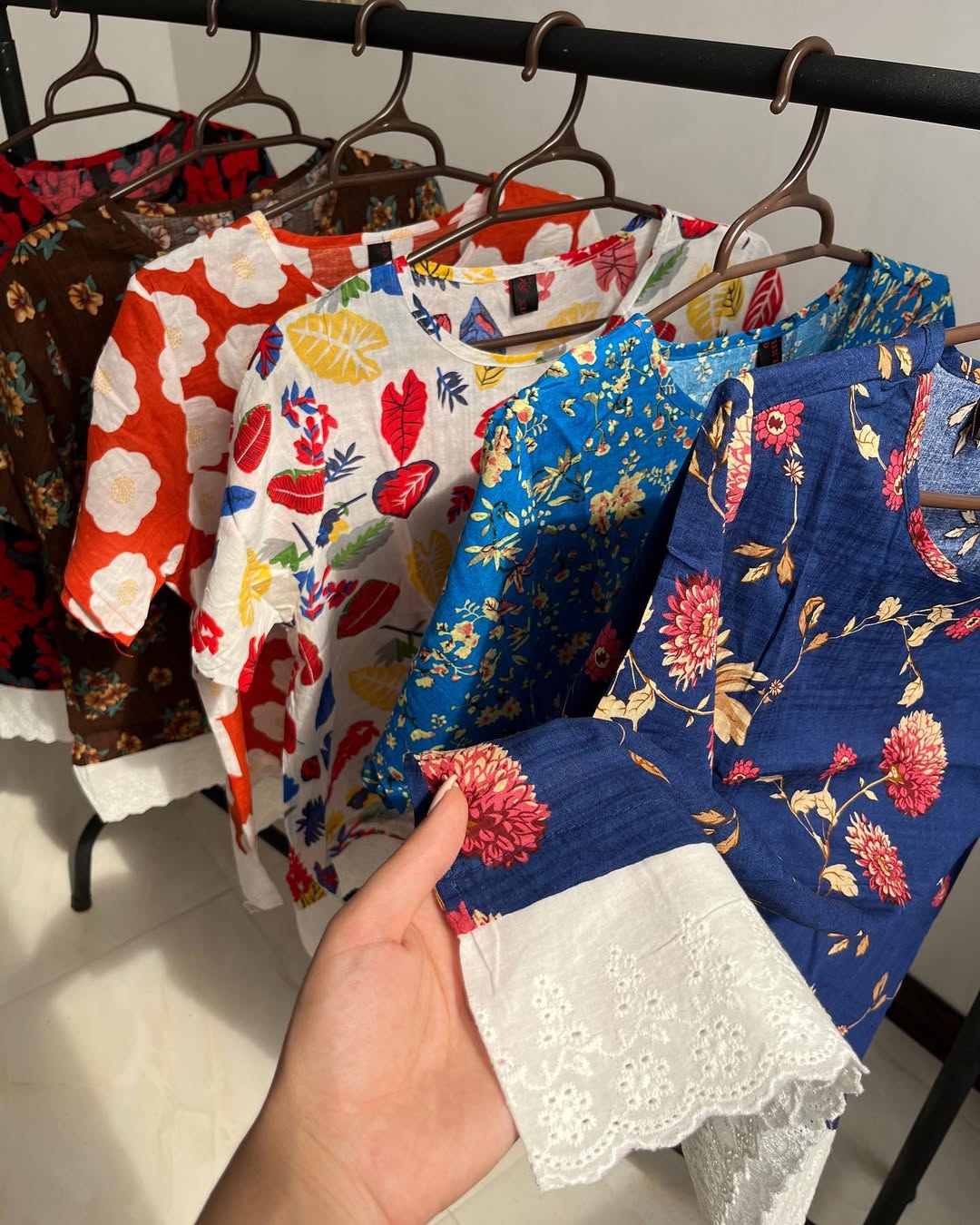 Women’s  Casual T-Shirt –, Round Neck, Half Sleeve,