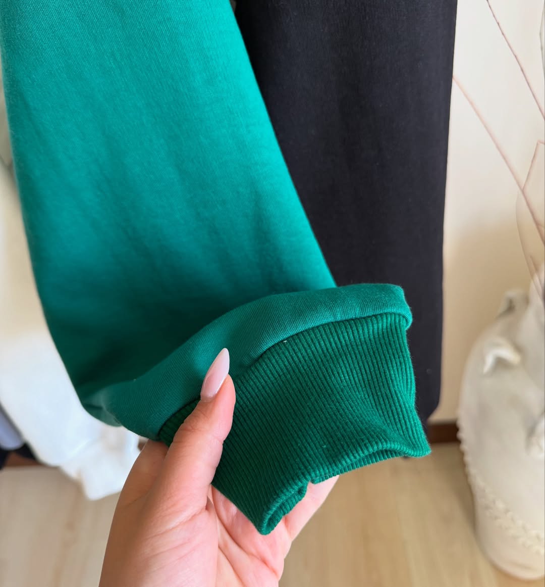 Women’s  NYC Oversized Sweatshirt with Half-Zip Collar