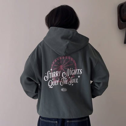 Oversized  Hoodie with Kangaroo Pocket – Casual Streetwear Pullover Sweatshirt"