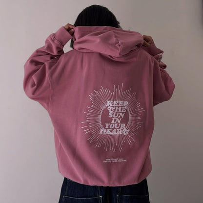 Oversized  Hoodie with Kangaroo Pocket – Casual Streetwear Pullover Sweatshirt"