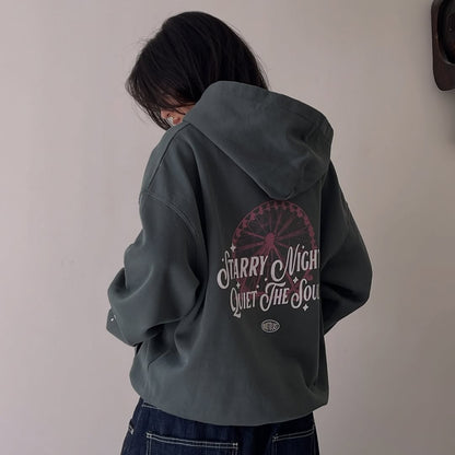 Oversized  Hoodie with Kangaroo Pocket – Casual Streetwear Pullover Sweatshirt"