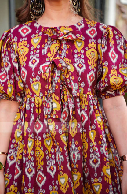 RUST SOLACE COTTON TOP