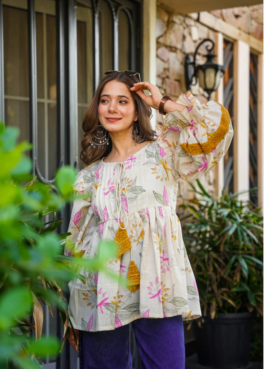 BARE BLOOM COTTON TOP