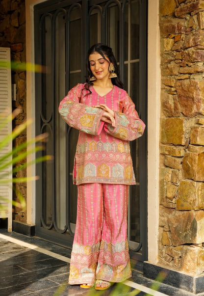 PASTEL PARWANA KURTA SET