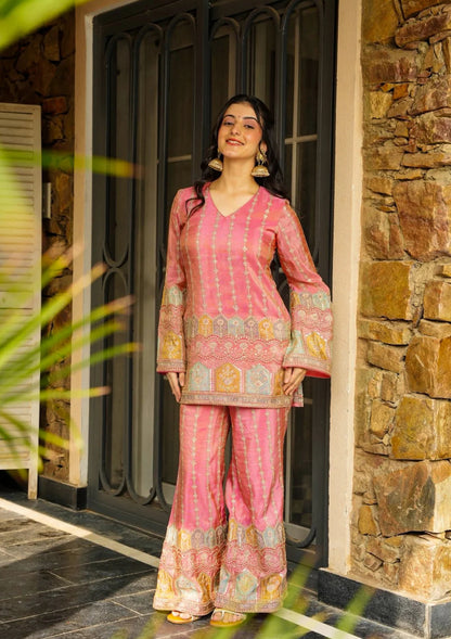 PASTEL PARWANA KURTA SET