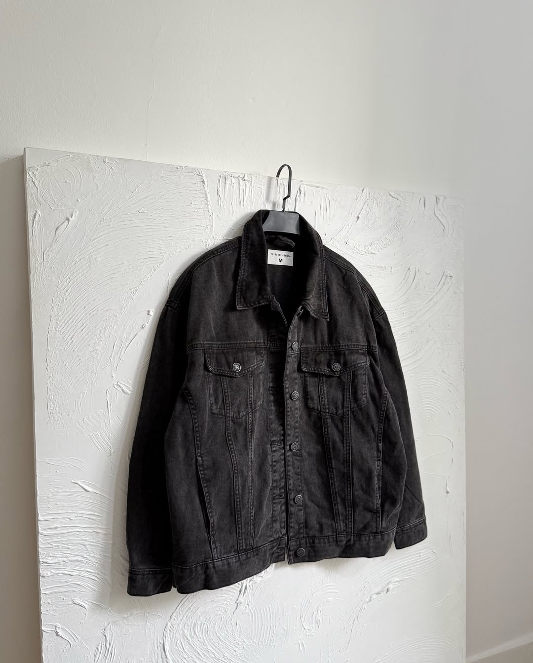 Girl's long sleeve denim  black color