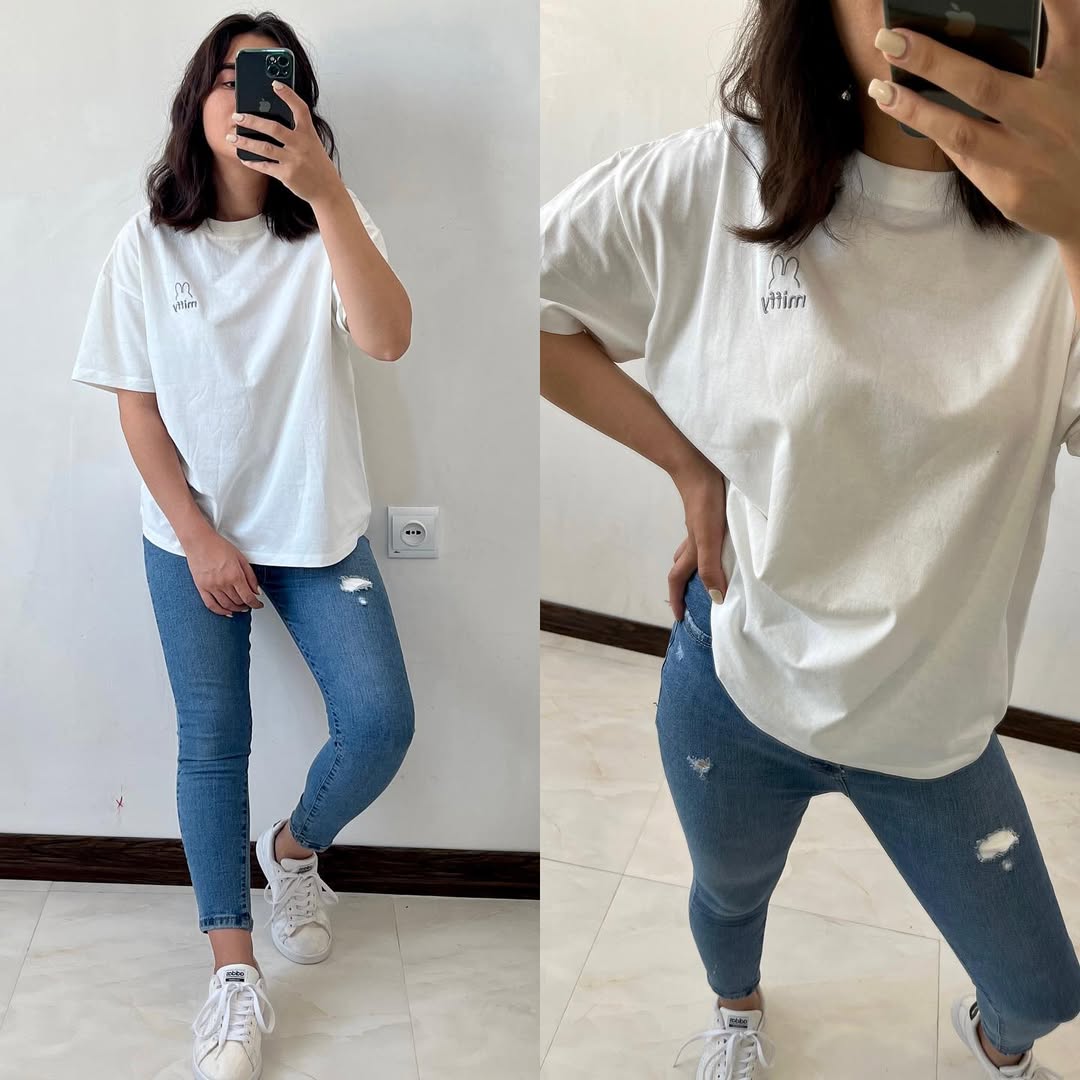 Women’s  Casual T-Shirt –, Round Neck, Half Sleeve,