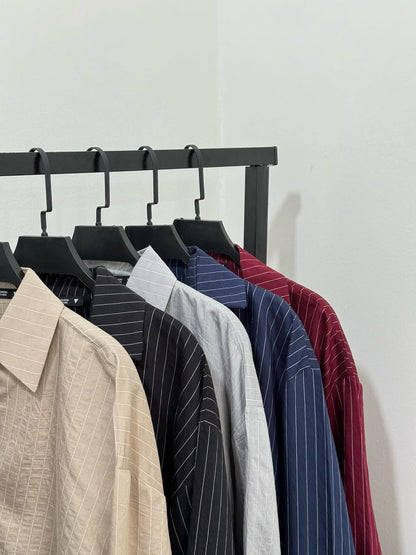 Oversized  Striped Shirt for Women –