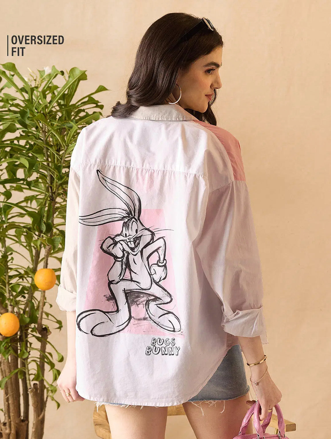 Looney Tunes: Bugs Is Back Women Boyfriend Shirts