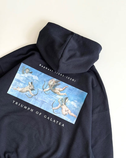 Oversized  Hoodie with Kangaroo Pocket – Casual Streetwear Pullover Sweatshirt"