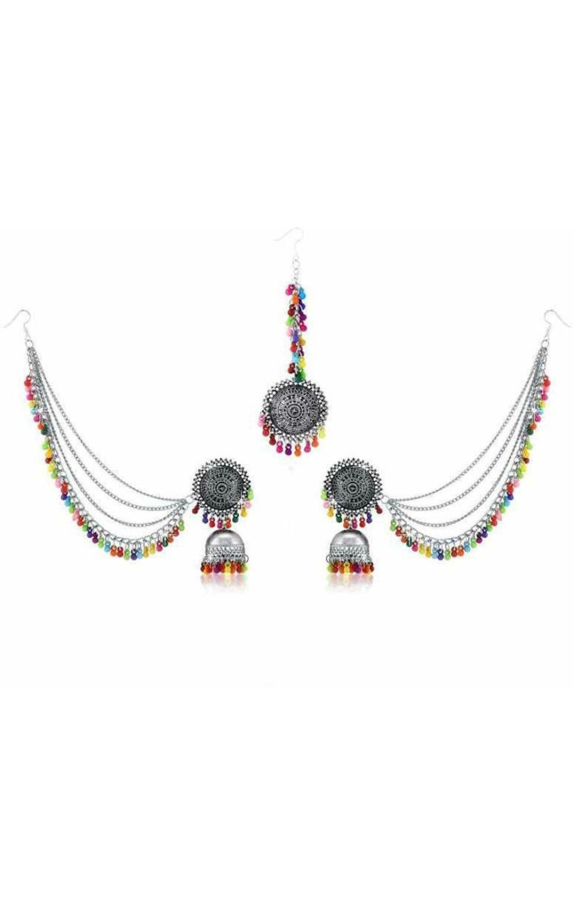 Navratri silver jewellery