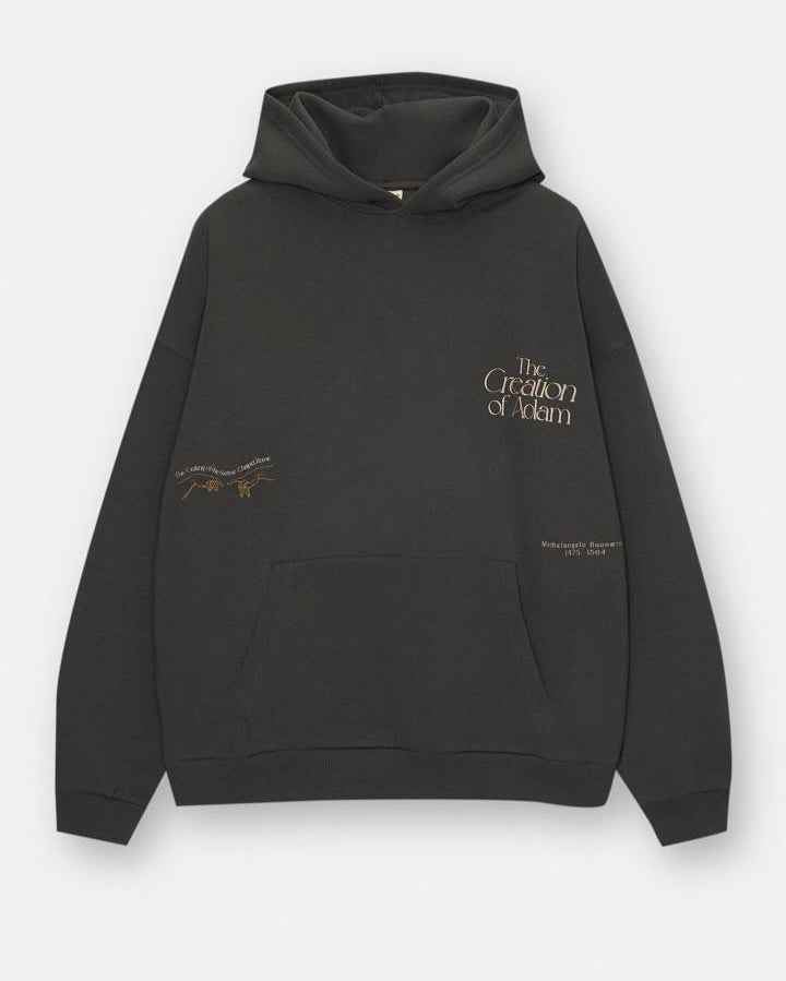 Oversized  Hoodie with Kangaroo Pocket – Casual Streetwear Pullover Sweatshirt"