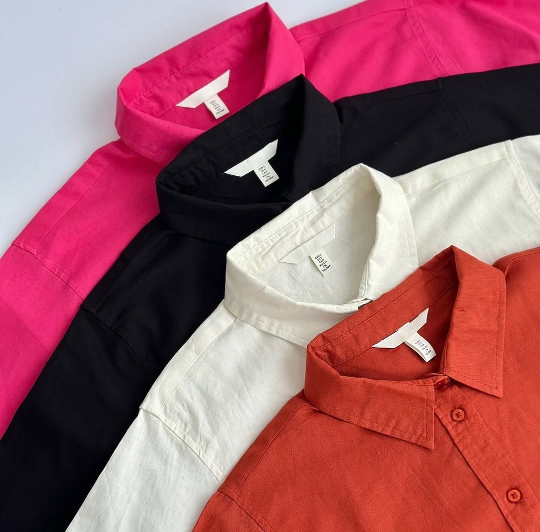 “Women’s White Buton shirt