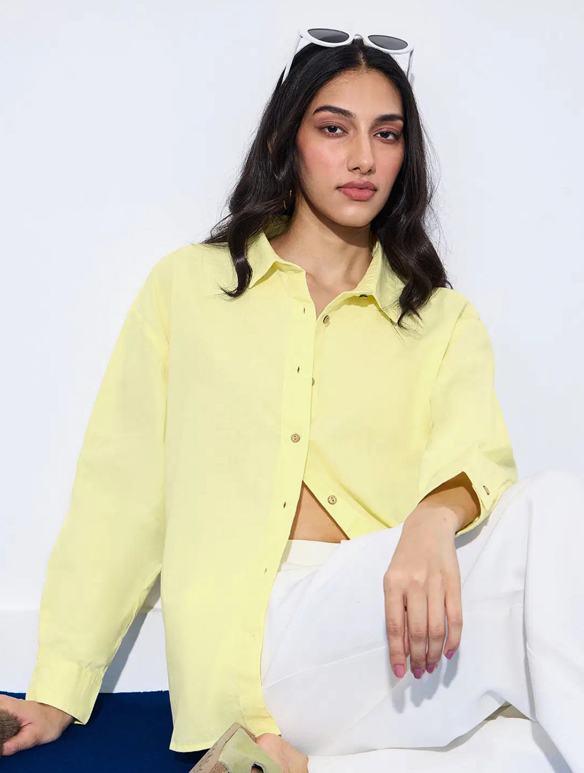 Butter Cotton Linen Women Boyfriend Shirts