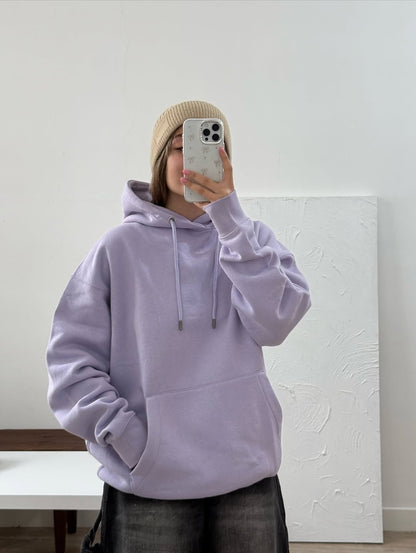 Oversized  Hoodie with Kangaroo Pocket – Casual Streetwear Pullover Sweatshirt"