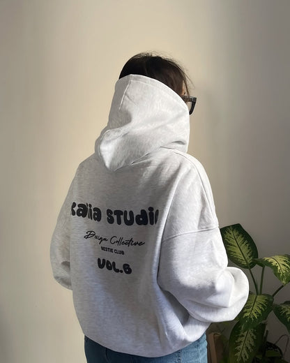 Oversized Hoodie with Kangaroo Pocket –  Sweatshirt"