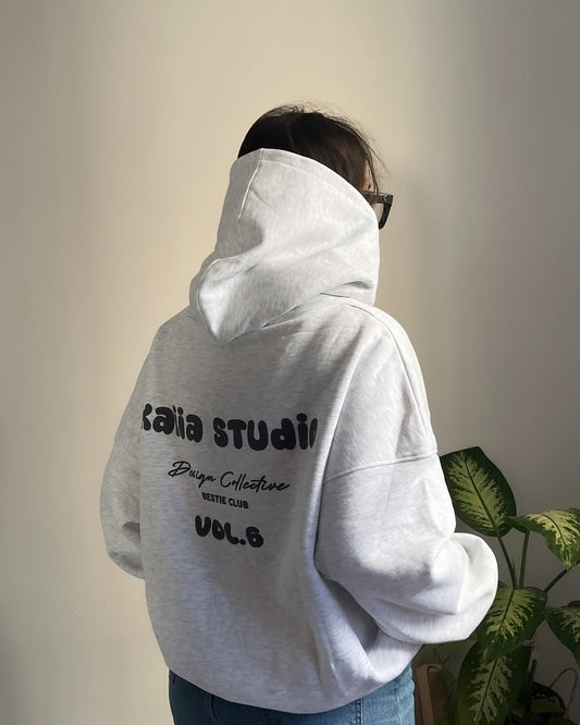 Oversized Hoodie with Kangaroo Pocket –  Sweatshirt"