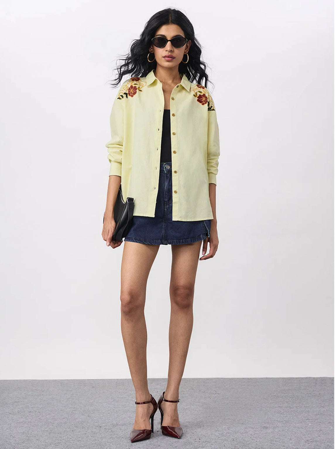 Cotton Linen Shirt: Dragon   Women Boyfriend Shirts