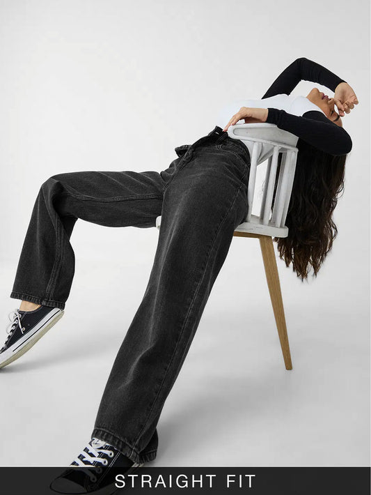 Solids: Charcoal
(Straight Fit)