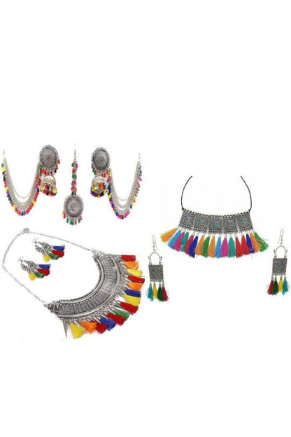 Navratri silver jewellery