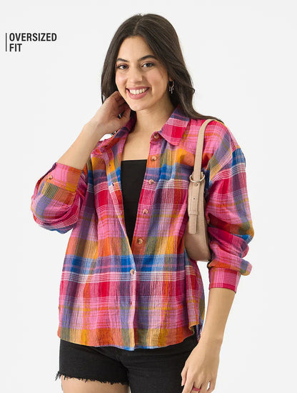 TSS Originals: Stained Glass   Women Boyfriend Shirts.