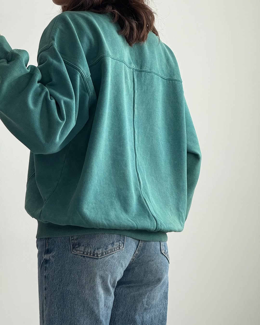 Unisex Oversized green Sweatshirt
