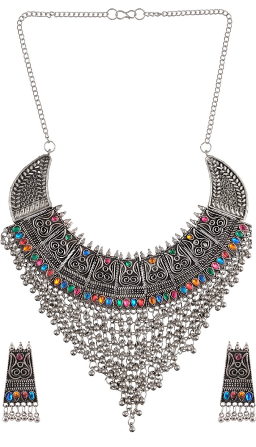 Navratri silver jewellery