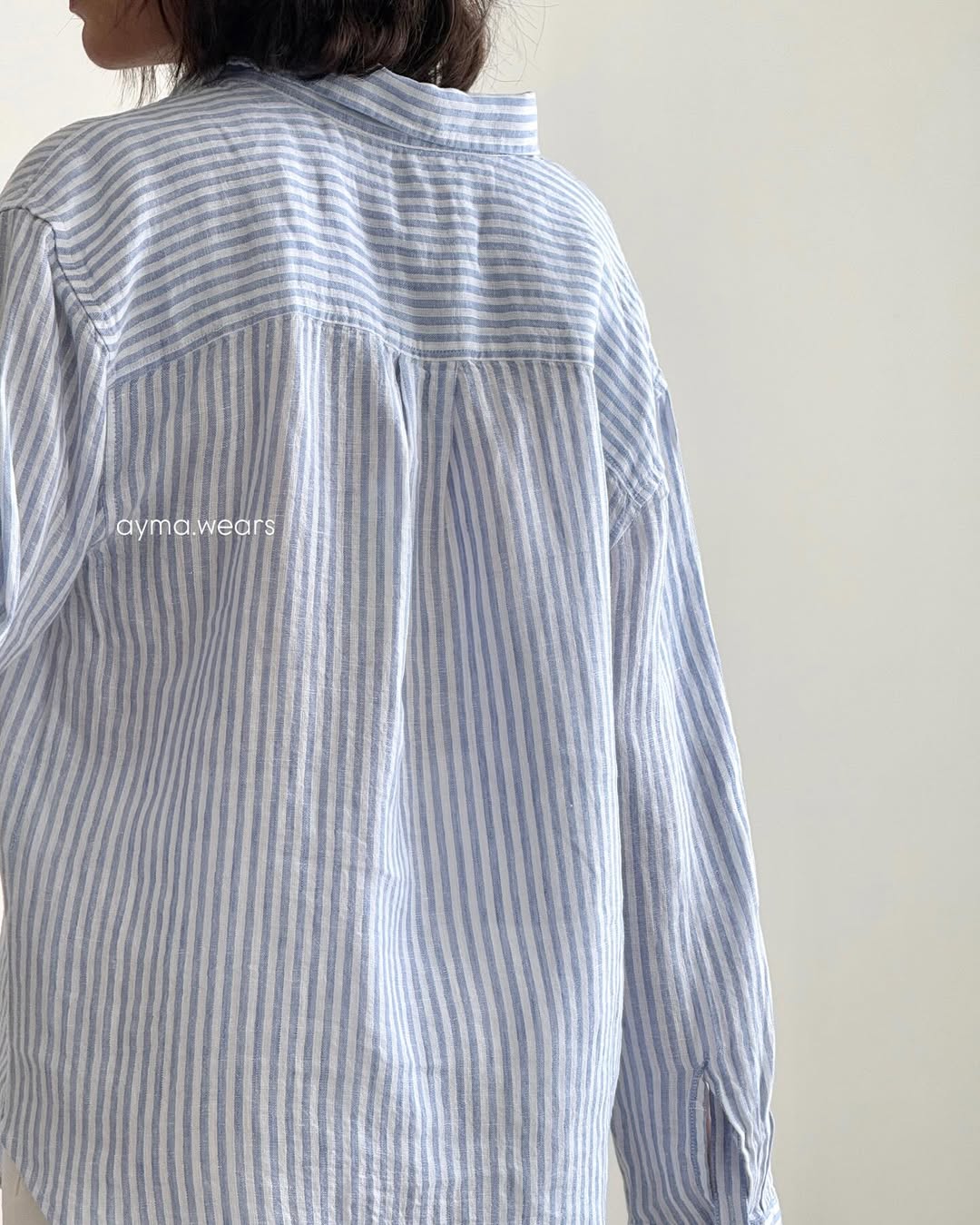 Oversized striped Shirt for Women –
