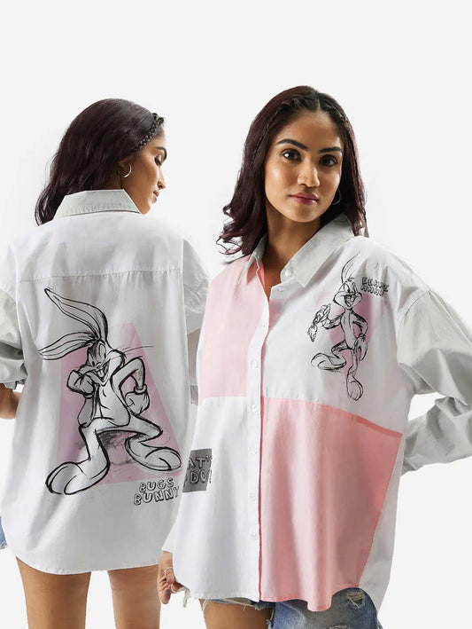 Looney Tunes: Bugs Is Back Women Boyfriend Shirts