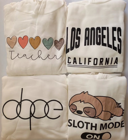 Sweet and slim hoodie for girls