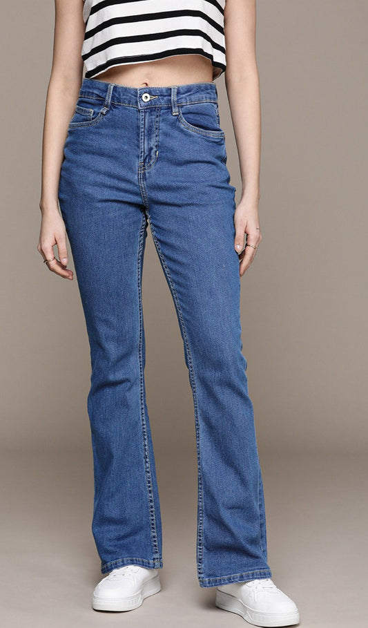 Women Bootcut Stretchable Jeans